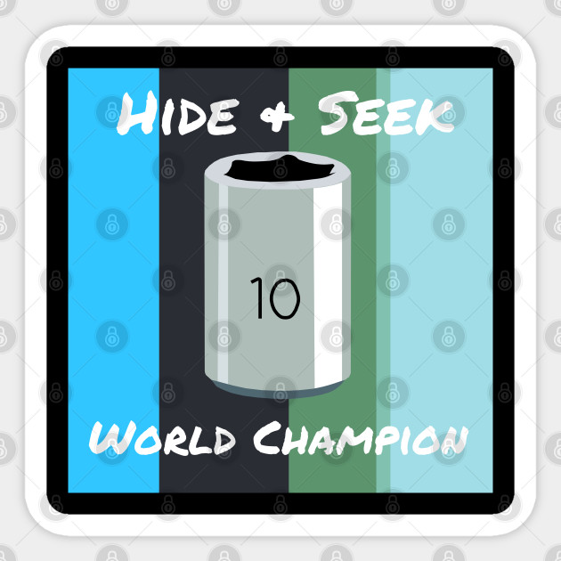 10mm Socket Hide and Seek Champion 10mm Socket Sticker TeePublic